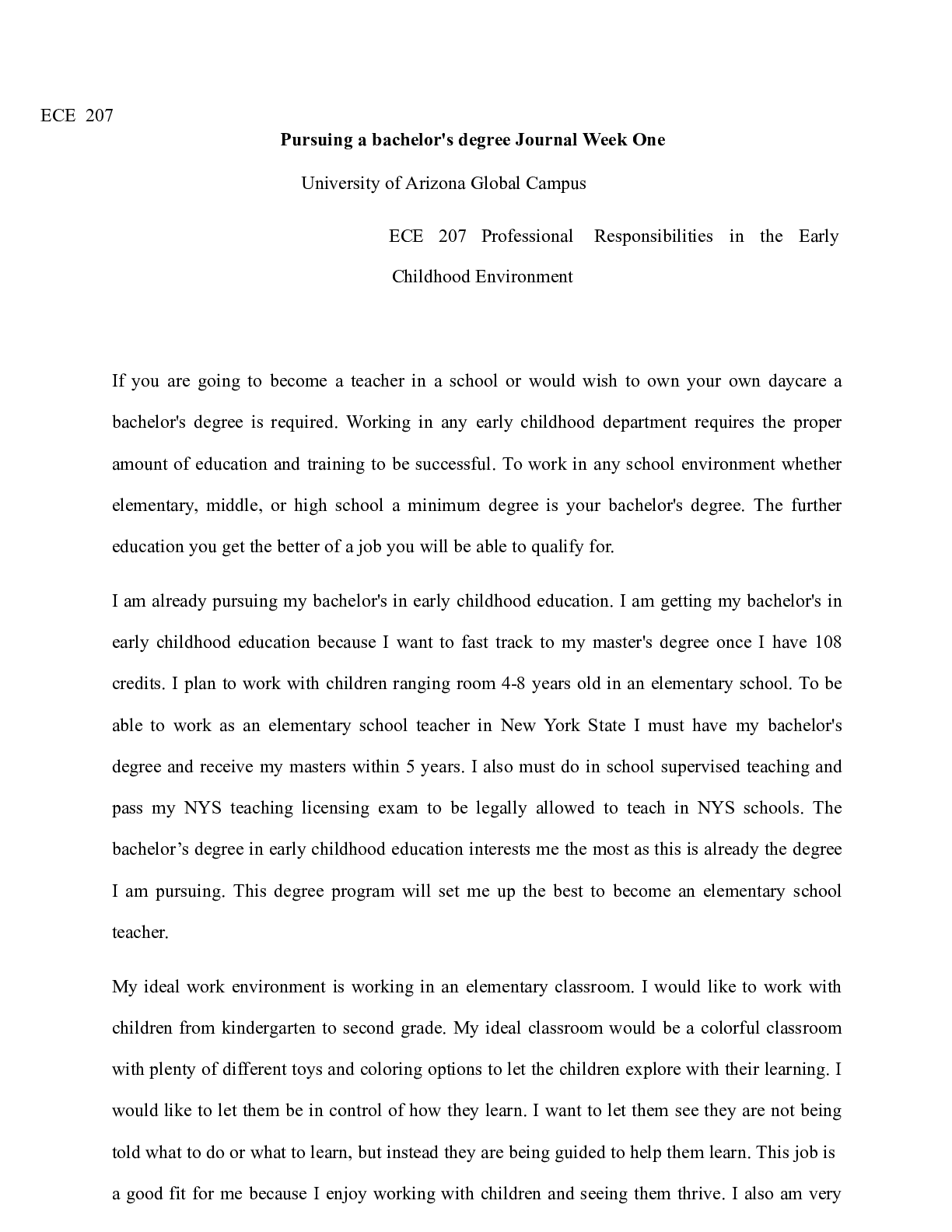 Preview image of Journal  One document